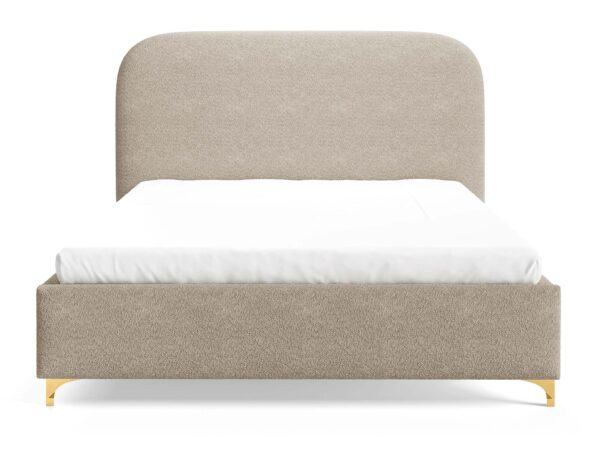 Loftowe łóżko metalowy stelaż Ilussion