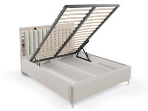 miniaturka Łóżko kubełkowe pikowane zagłowie Cliv