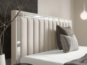 miniaturka Łóżko kubełkowe pikowane zagłowie Cliv