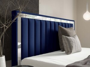 miniaturka Łóżko kubełkowe pikowane zagłowie Cliv