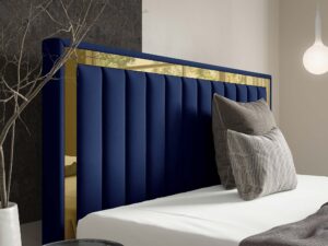 miniaturka Łóżko kubełkowe pikowane zagłowie Cliv