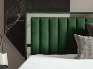 miniaturka Łóżko kubełkowe pikowane zagłowie Cliv