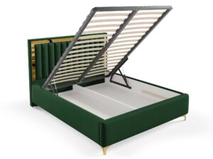 miniaturka Łóżko kubełkowe pikowane zagłowie Cliv