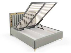 miniaturka Łóżko kubełkowe pikowane zagłowie Cliv