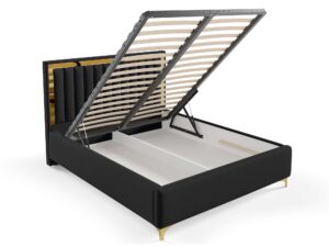 miniaturka Łóżko kubełkowe pikowane zagłowie Cliv