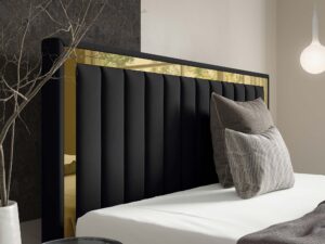 miniaturka Łóżko kubełkowe pikowane zagłowie Cliv