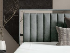 miniaturka Łóżko kubełkowe pikowane zagłowie Cliv