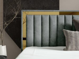 miniaturka Łóżko kubełkowe pikowane zagłowie Cliv