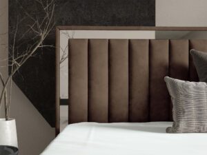 miniaturka Łóżko kubełkowe pikowane zagłowie Cliv