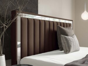 miniaturka Łóżko kubełkowe pikowane zagłowie Cliv