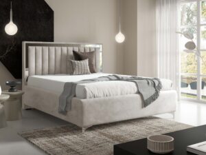 miniaturka Łóżko kubełkowe pikowane zagłowie Cliv