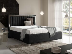 miniaturka Łóżko kubełkowe pikowane zagłowie Cliv