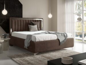 miniaturka Łóżko kubełkowe pikowane zagłowie Cliv