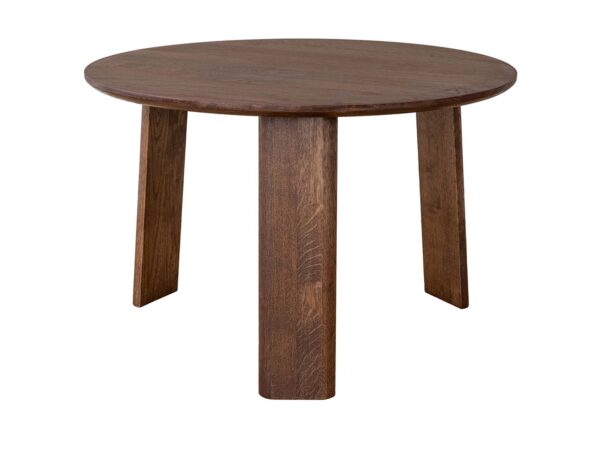 Stolik kawowy okrągły dębowy tabacco 61 cm