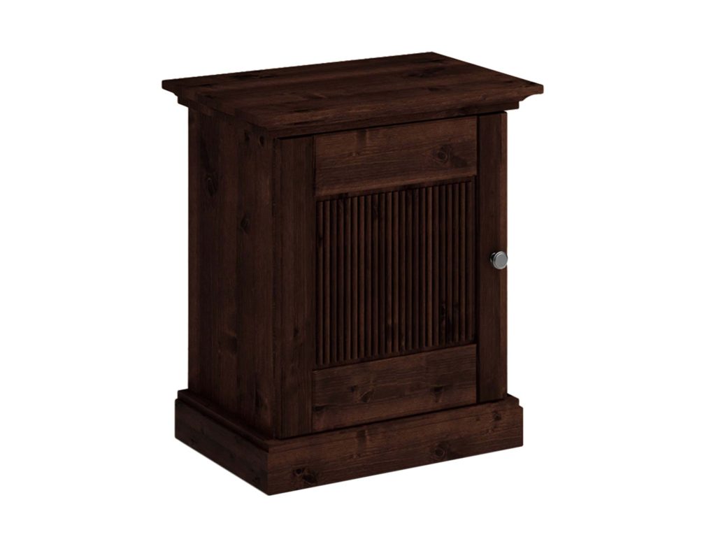 Klasyczny mebel 1-drzwiowy drewniany tabacco Kalari