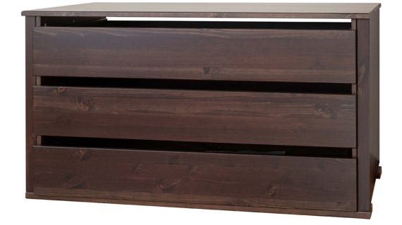 Klasyczna drewniana szafa 3 szuflady Kalari