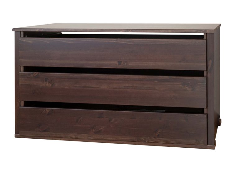 Klasyczna drewniana szafa 3 szuflady Kalari