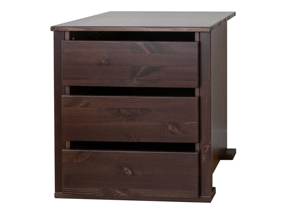 Drewniany mebel stylowy 3 szuflady Kalari