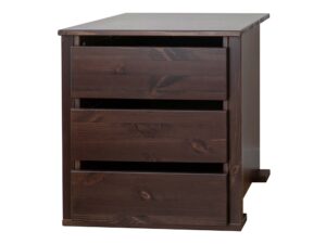 Drewniany mebel stylowy 3 szuflady Kalari