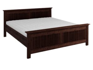 Skandynawskie drewniane łóżko 200 cm Kalari