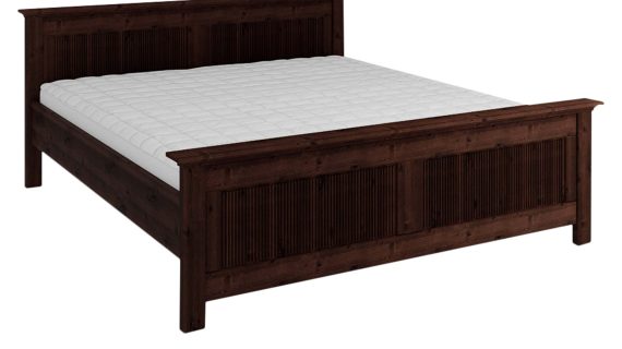 Skandynawskie drewniane łóżko 200 cm Kalari