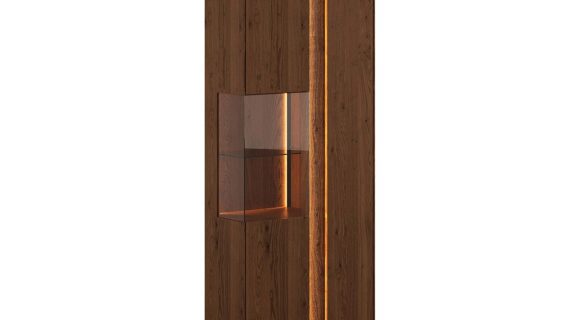 Witryna 2-drzwiowa elegancka drewniana Essentia