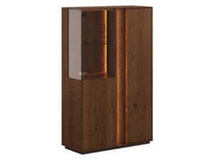 Drewniana witryna elegancka 3-drzwiowa Essentia