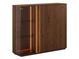 Witryna 3-drzwiowa klasyczna drewniana Essentia