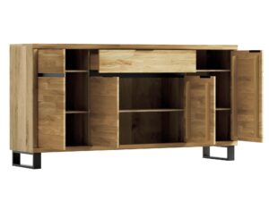 miniaturka Komoda dębowa styl loft Nexor 03