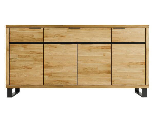 Komoda dębowa styl loft Nexor 03