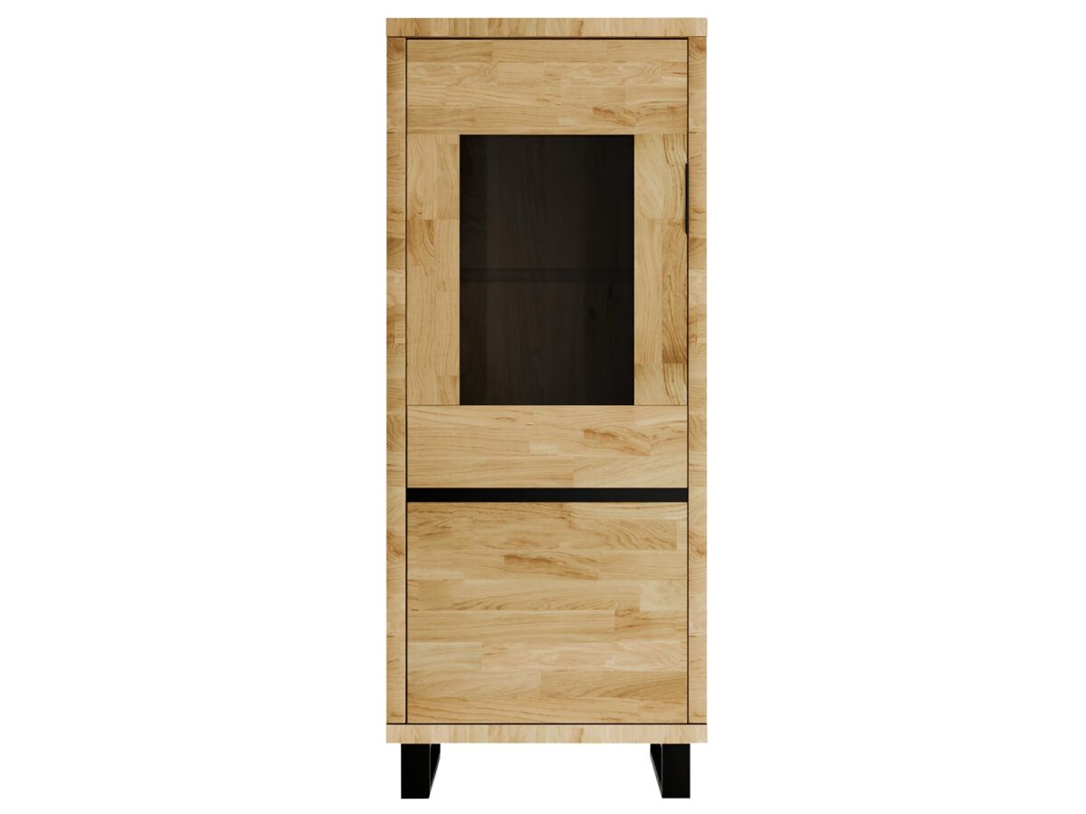 Witryna dębowa mniejsza nowoczesna Nexor 04
