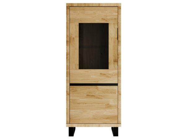 Witryna dębowa mniejsza nowoczesna Nexor 04