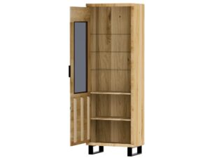 miniaturka Witryna dębowa większa nowoczesna Nexor 06