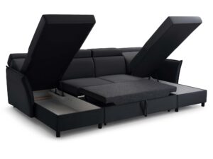 miniaturka Narożnik Nowoczesny Rozkładany Z Pojemnikiem Tuli U