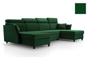 miniaturka Narożnik Nowoczesny Rozkładany Z Pojemnikiem Tuli U