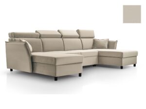 miniaturka Narożnik Nowoczesny Rozkładany Z Pojemnikiem Tuli U