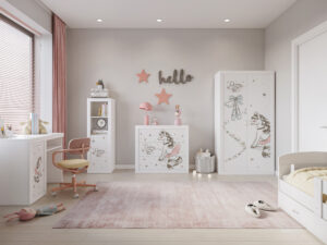 miniaturka Komoda Leo dziecięca z motywem bajkowym