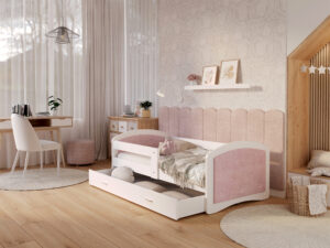 miniaturka Łóżko młodzieżowe Mia 1608 G tapicerowane z szufladą