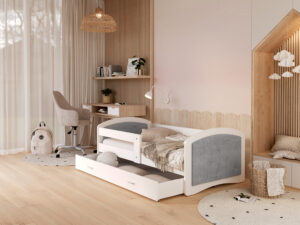 miniaturka Łóżko młodzieżowe Mia 1608 G tapicerowane z szufladą