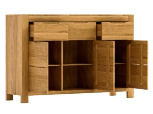 miniaturka Komoda dębowa klasyczna do salonu Lunaro 10