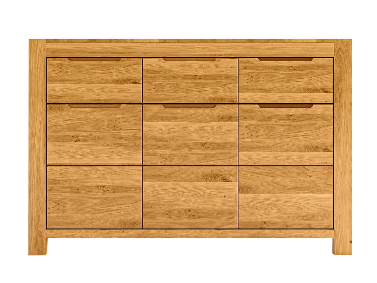 Komoda dębowa klasyczna do salonu Lunaro 10