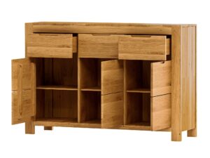 miniaturka Komoda dębowa klasyczna do salonu Lunaro 10