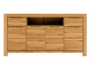 Komoda dębowa naturalne drewno Lunaro 15