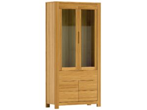 miniaturka Witryna drewniana przeszklona elegancka Lunaro 70