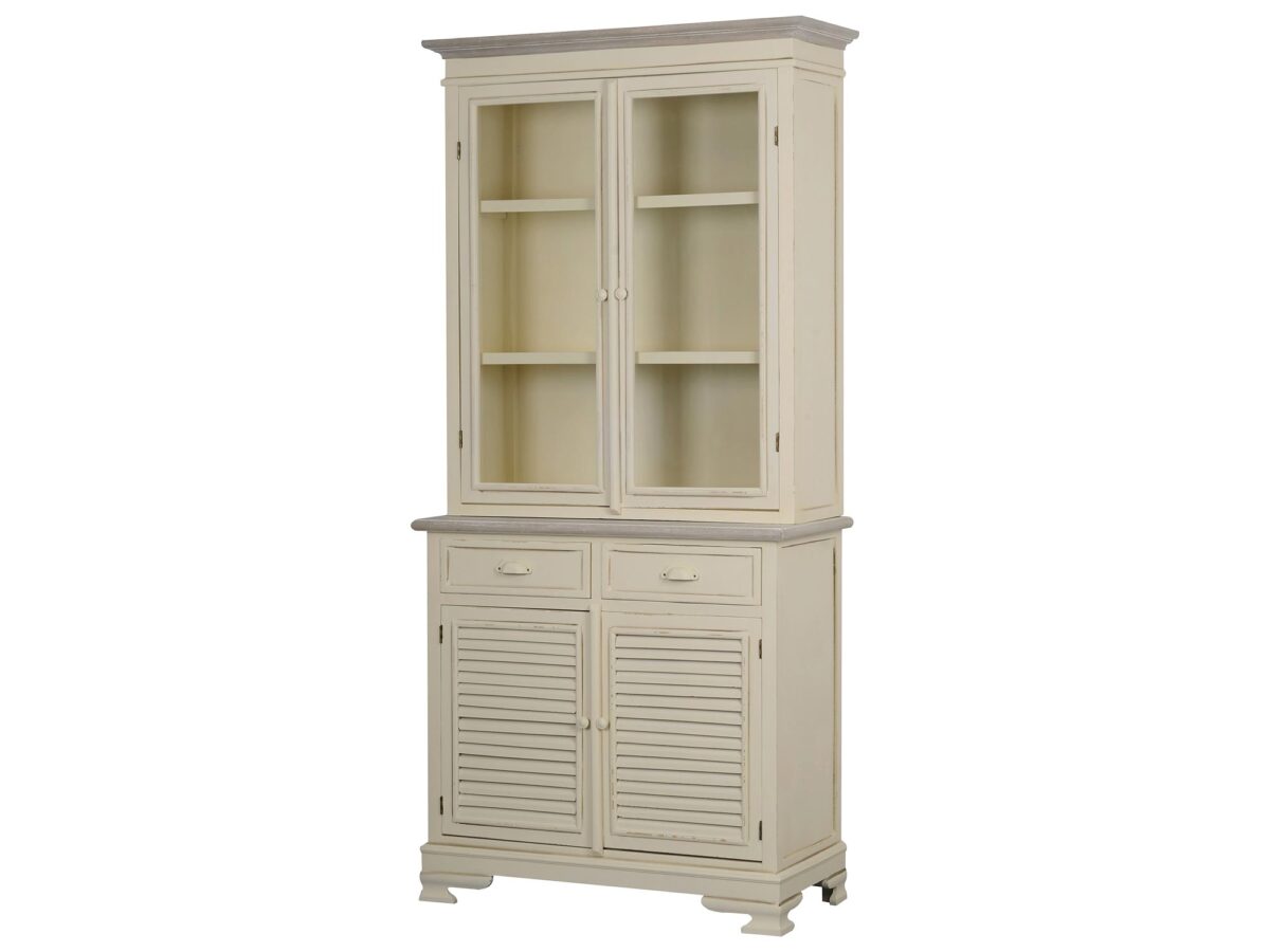 Kredens prowansalski z muszelkowymi uchwytami Cielo