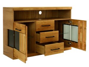 miniaturka Komoda dębowa 3 szuflady Avero 14