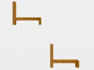 miniaturka Zestaw półek dębowych 90 cm Avero 25