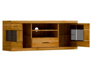 miniaturka Szafka RTV dębowa wąska Avero 43