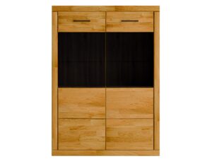 Witryna dębowa wąska nowoczesna Avero 80