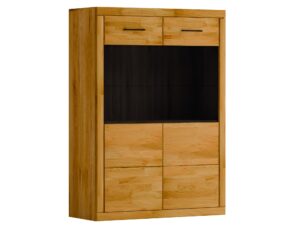 miniaturka Witryna dębowa wąska nowoczesna Avero 80